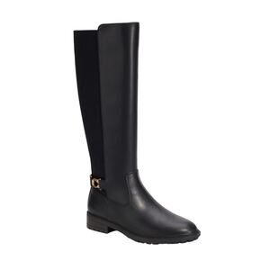 COACH Women's Faith Knee High Lug Sole Riding Boots Black Size 8.5
